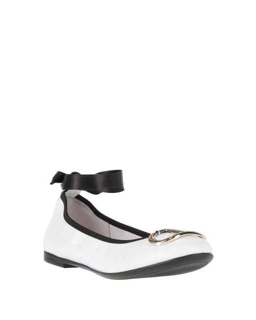 Twinset White Ballet Flats