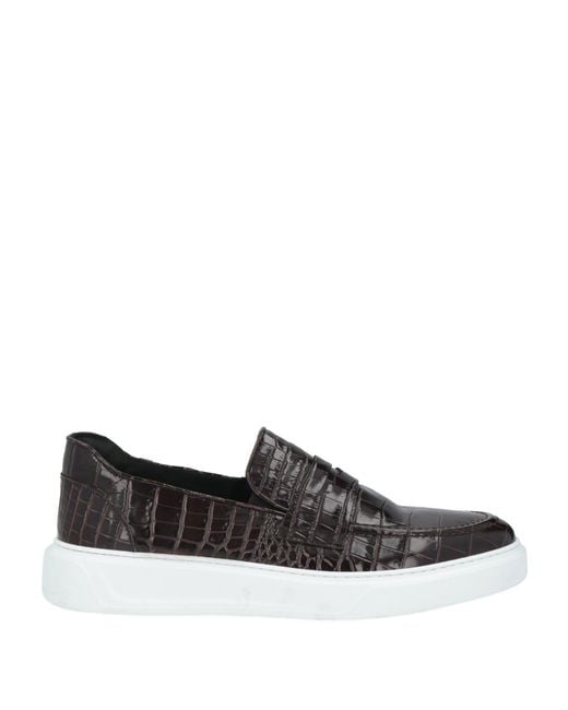 Giovanni Conti Black Loafers Leather for men