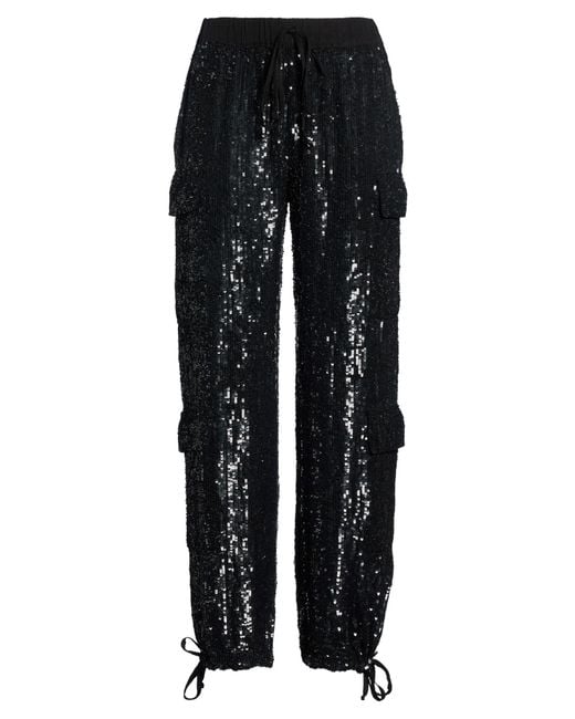 P.A.R.O.S.H. Black Pants Viscose, Pvc