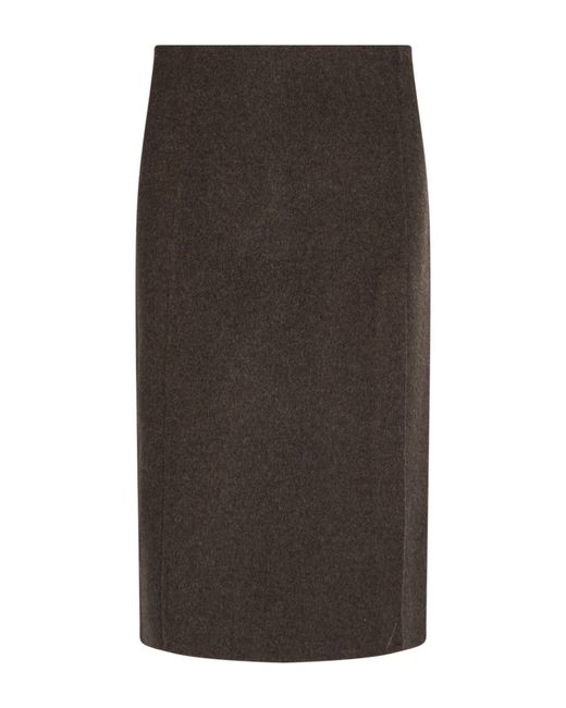 P.A.R.O.S.H. Brown P.A.R.O..H. Midi Skirts