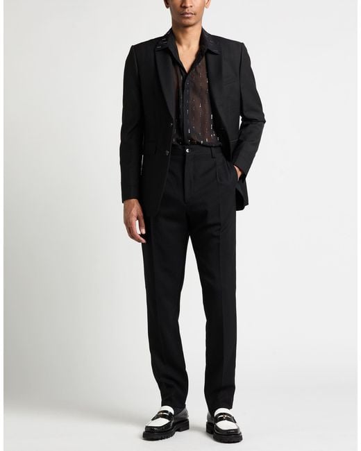 Burberry Black Pants Wool for men