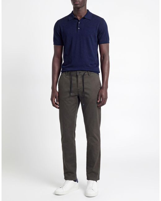 Mason's Gray Pants Cotton, Polyester, Polyamide, Elastane for men
