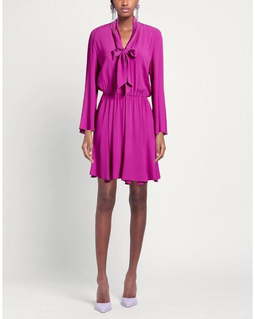 SIMONA CORSELLINI Pink Mini Dress