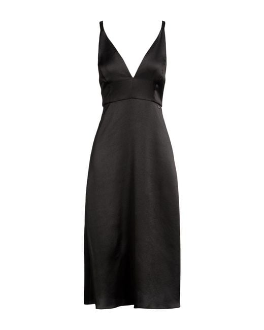 ARMANI EXCHANGE Black Midi Dress