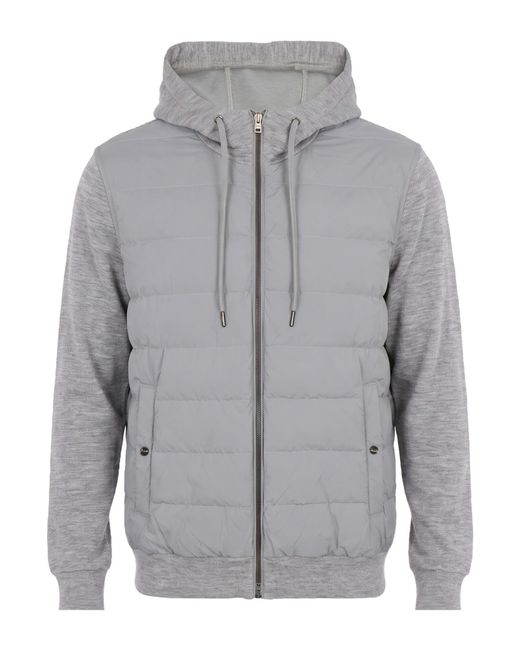 Herno Gray Jacket Virgin Wool, Polyamide, Elastane for men
