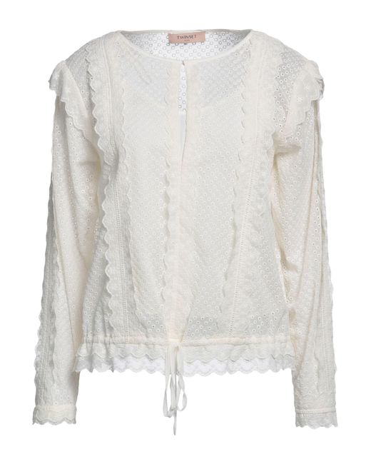 Top Twinset en coloris White