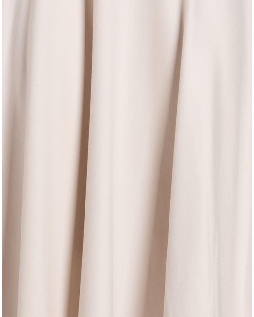 Amina Rubinacci Natural Midi Skirt Wool, Polyamide, Elastane