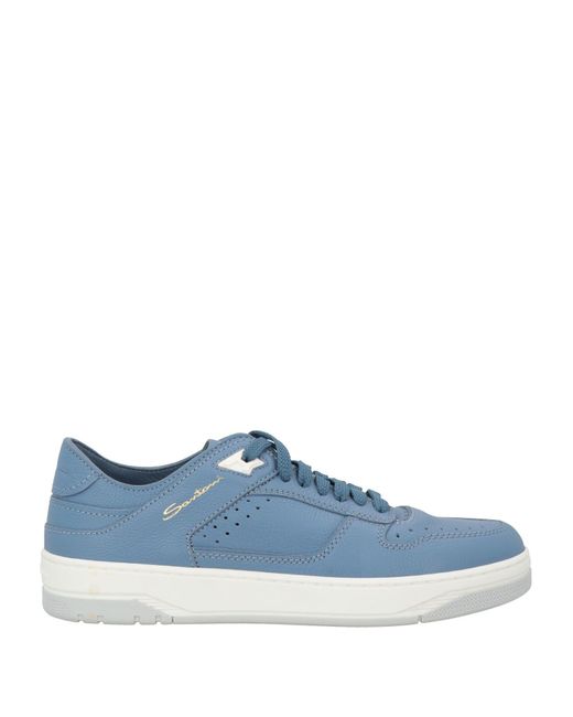 Santoni Blue Trainers for men