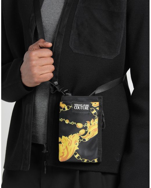 Versace Black Cross-body Bag for men