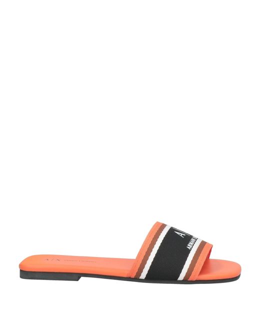 ARMANI EXCHANGE Red Sandals