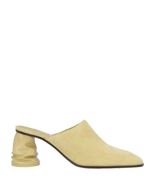 McQ Alexander McQueen Natural Mules & Clogs