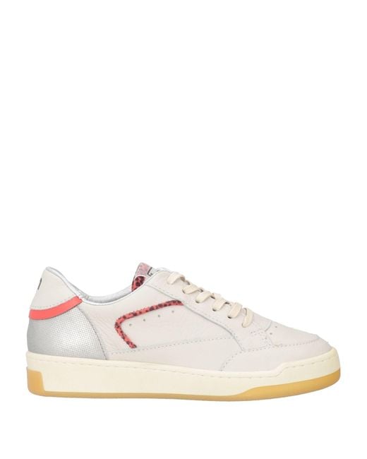 Mjus White Light Sneakers Leather