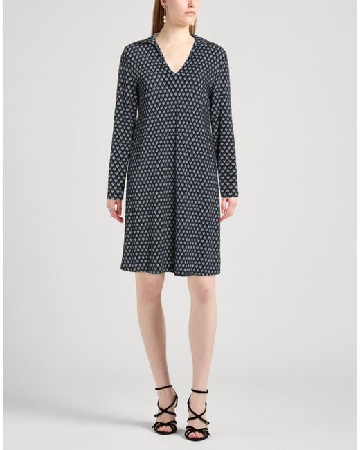 Siyu Gray Mini-Kleid