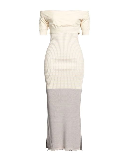 MM6 by Maison Margiela White Midi Dress