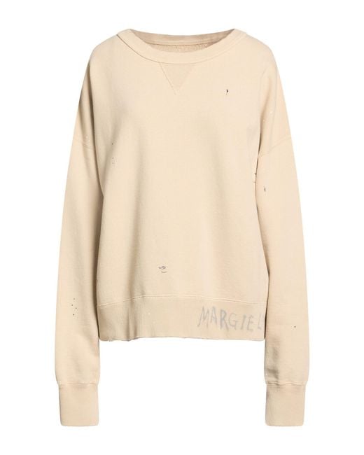 Maison Margiela Natural Sweatshirt Cotton