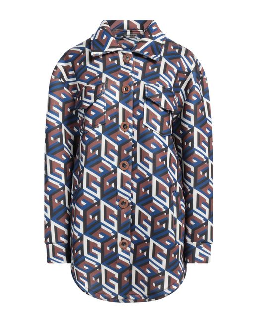 Guess Blue Overcoat & Trench Coat