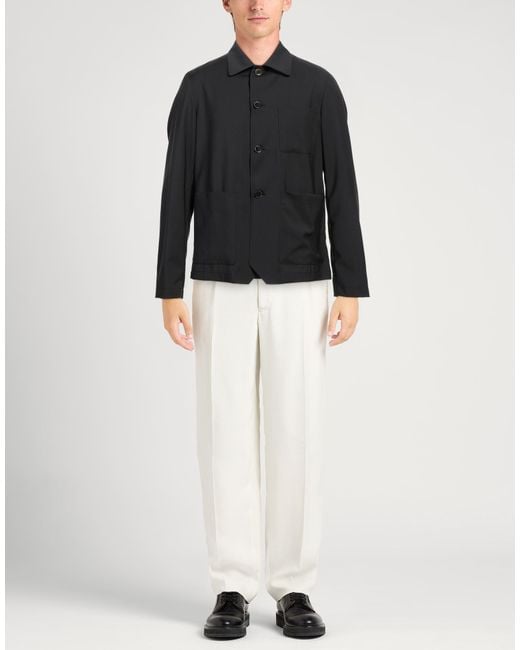 Barena Black Jacket Virgin Wool for men