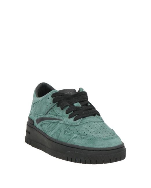 Date Green Sneakers Leather
