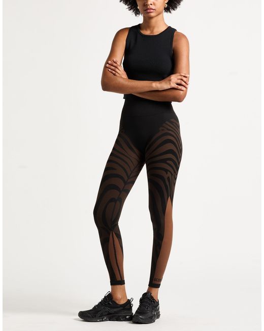 GCDS X WOLFORD Black Leggings