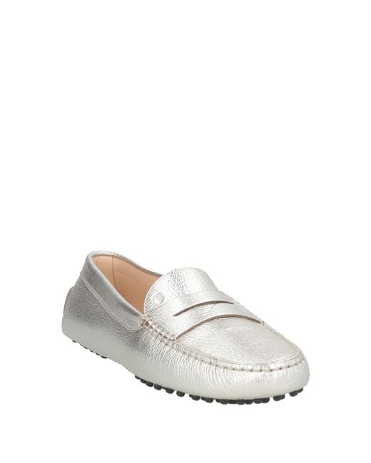 Tod's White Loafers Leather