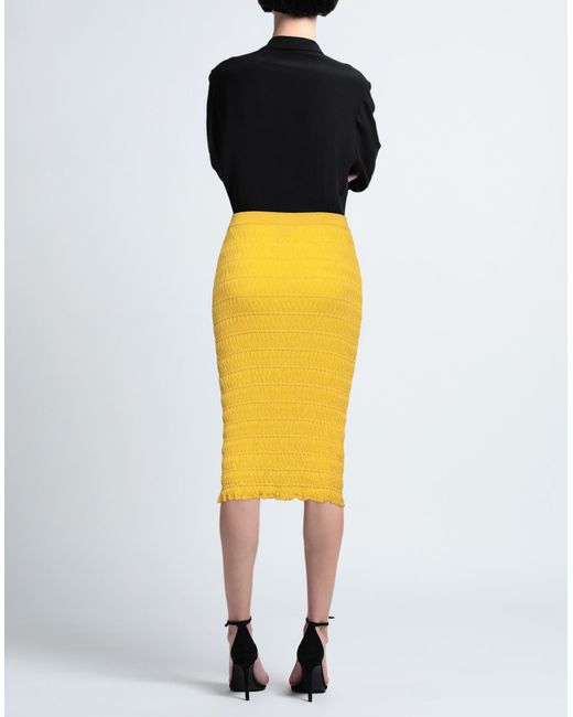 M Missoni Yellow Midi Skirt