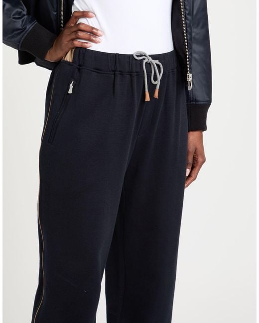Eleventy Blue Pants Cotton, Polyamide, Wool
