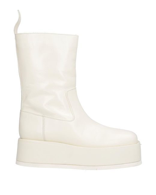 GIA RHW White Stiefelette