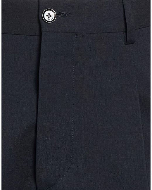 BE ABLE Blue Midnight Pants Virgin Wool, Elastane for men