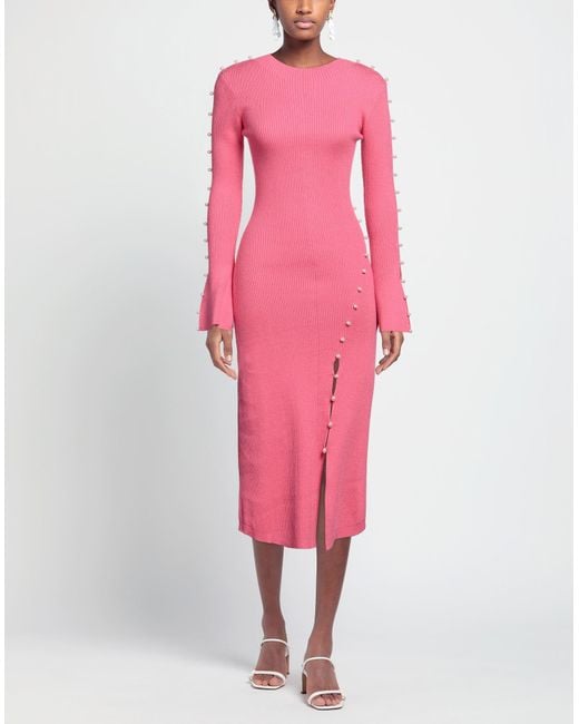 Silvian Heach Pink Midi-Kleid