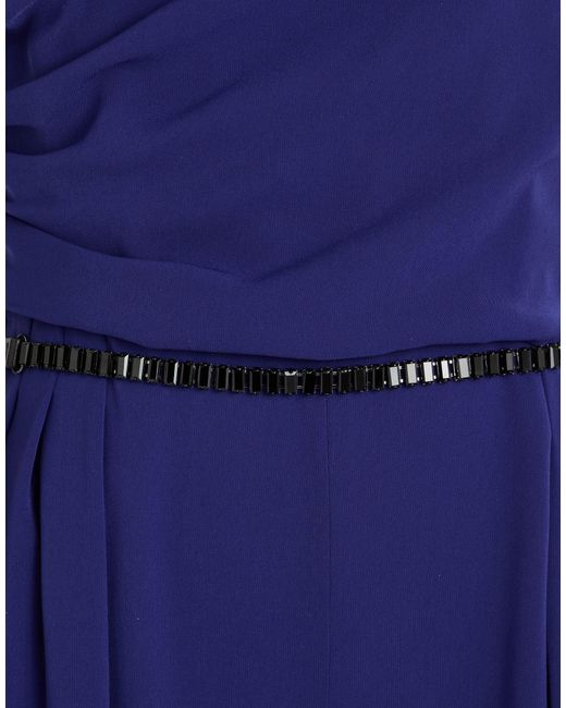Max Mara Blue Jumpsuit Triacetate, Polyester