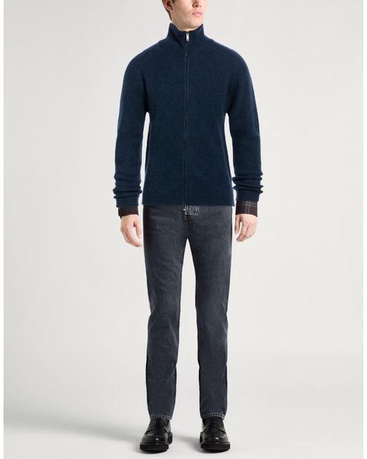 Daniele Fiesoli Blue Cardigan for men