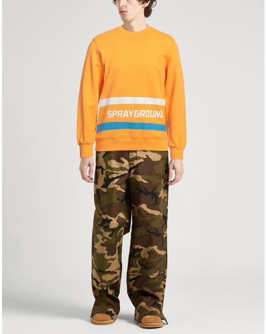 Sprayground Orange Sweatshirt for men