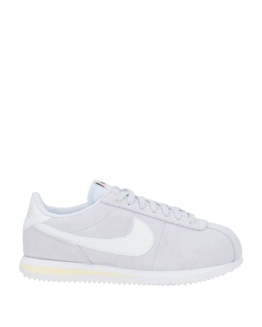 Nike White Cortez Light Sneakers Leather