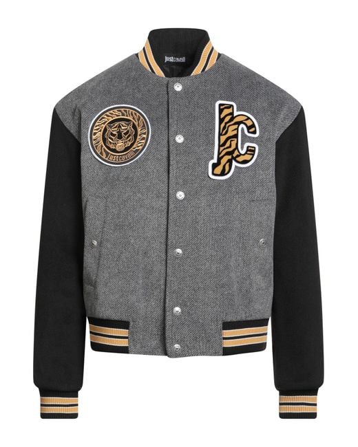 Just Cavalli Gray Jackets for men