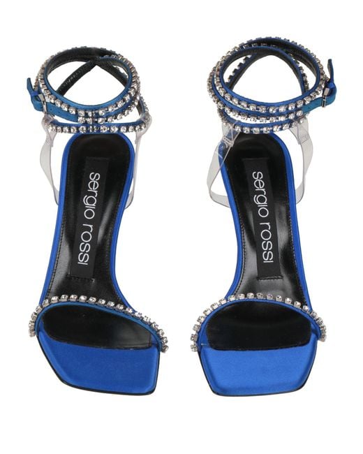 Sergio Rossi Blue Sandals