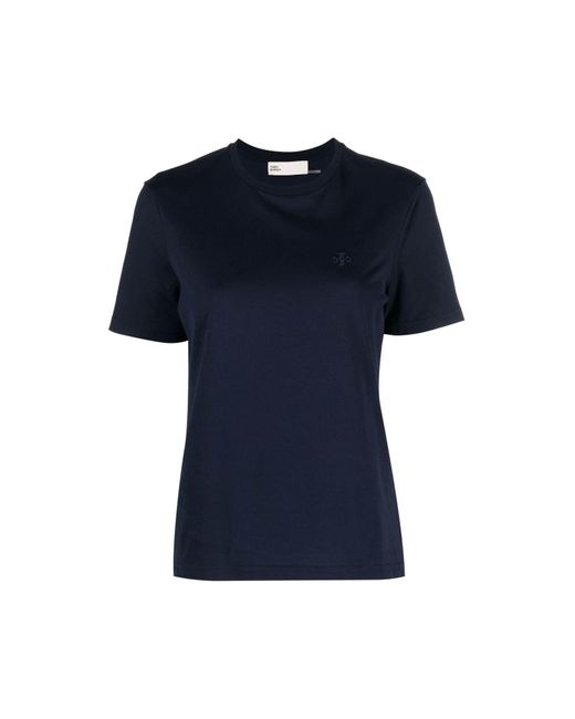 T-shirt di Tory Burch in Blue