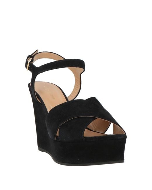 Sergio Rossi Black Sandals Leather