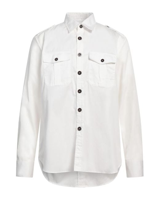 PT Torino White Shirt Cotton for men