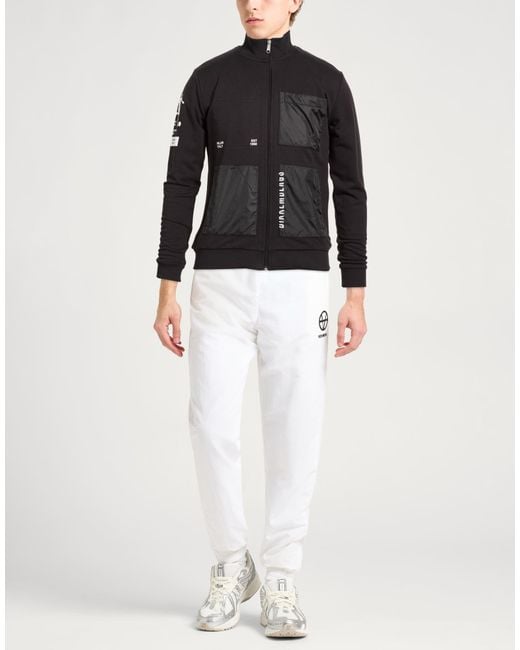 Bikkembergs Black Sweatshirt Cotton, Polyester for men