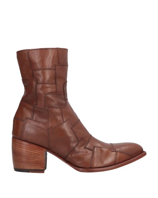 Rocco P Brown Ankle Boots