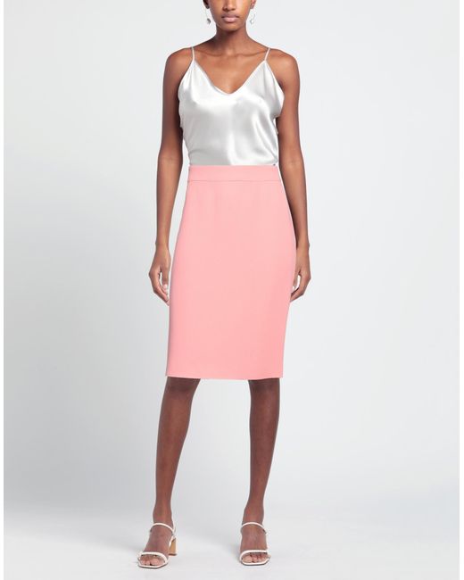 Emporio Armani Pink Midi Skirt