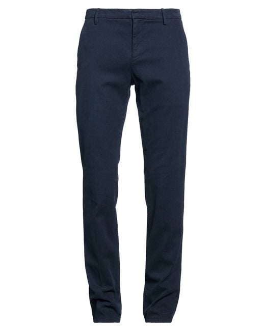 Dondup Blue Pants Modal, Cotton, Elastane for men