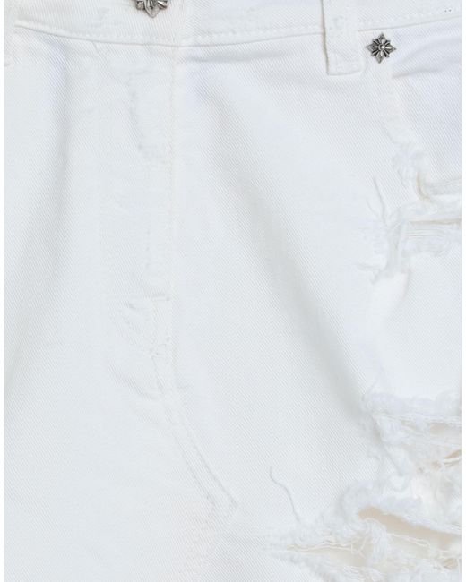 Jupe en jean John Richmond en coloris Blanc | Lyst