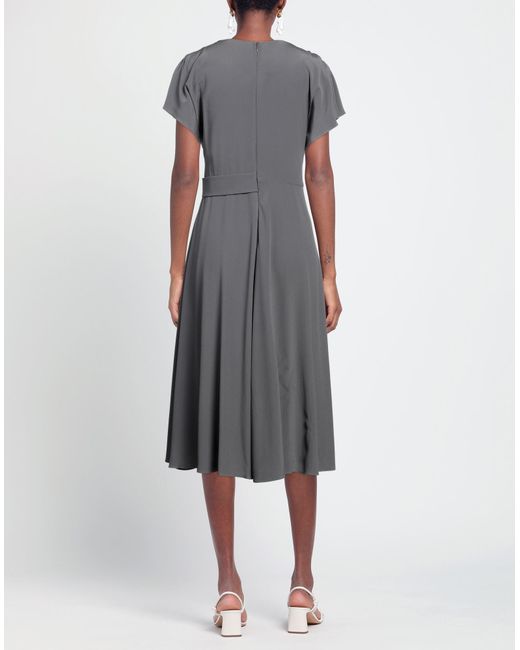 Emporio Armani Gray Midi Dress