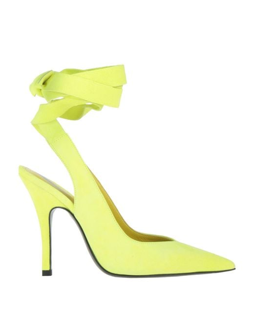 The Attico Yellow Pumps