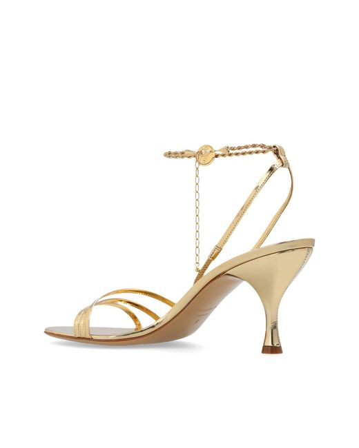 Ferragamo Metallic Sandale