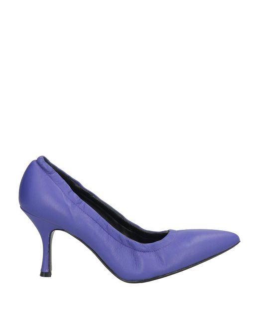 Elena Del Chio Blue Pumps