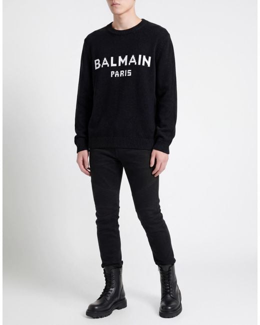 Balmain Black Jumper for men