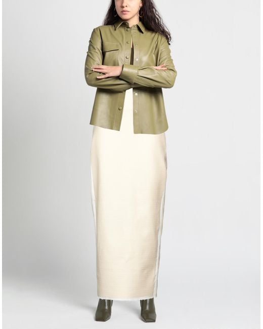 Gonna Lunga di Rick Owens in White