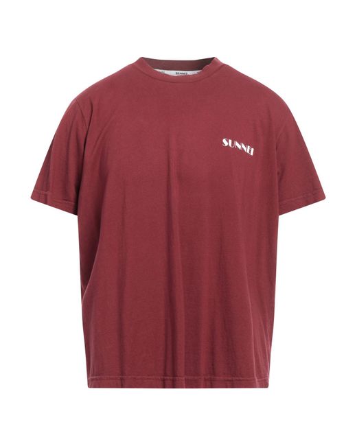 Sunnei Red T-shirt for men